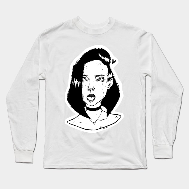 Hilary Long Sleeve T-Shirt by ickus